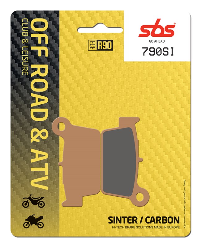 SBS brake pads KH367 OFF-ROAD sinteredcolour gold YAMAHA yz/yzf, KAWASAKI kxf, SUZUKI rmz rear(790SI)